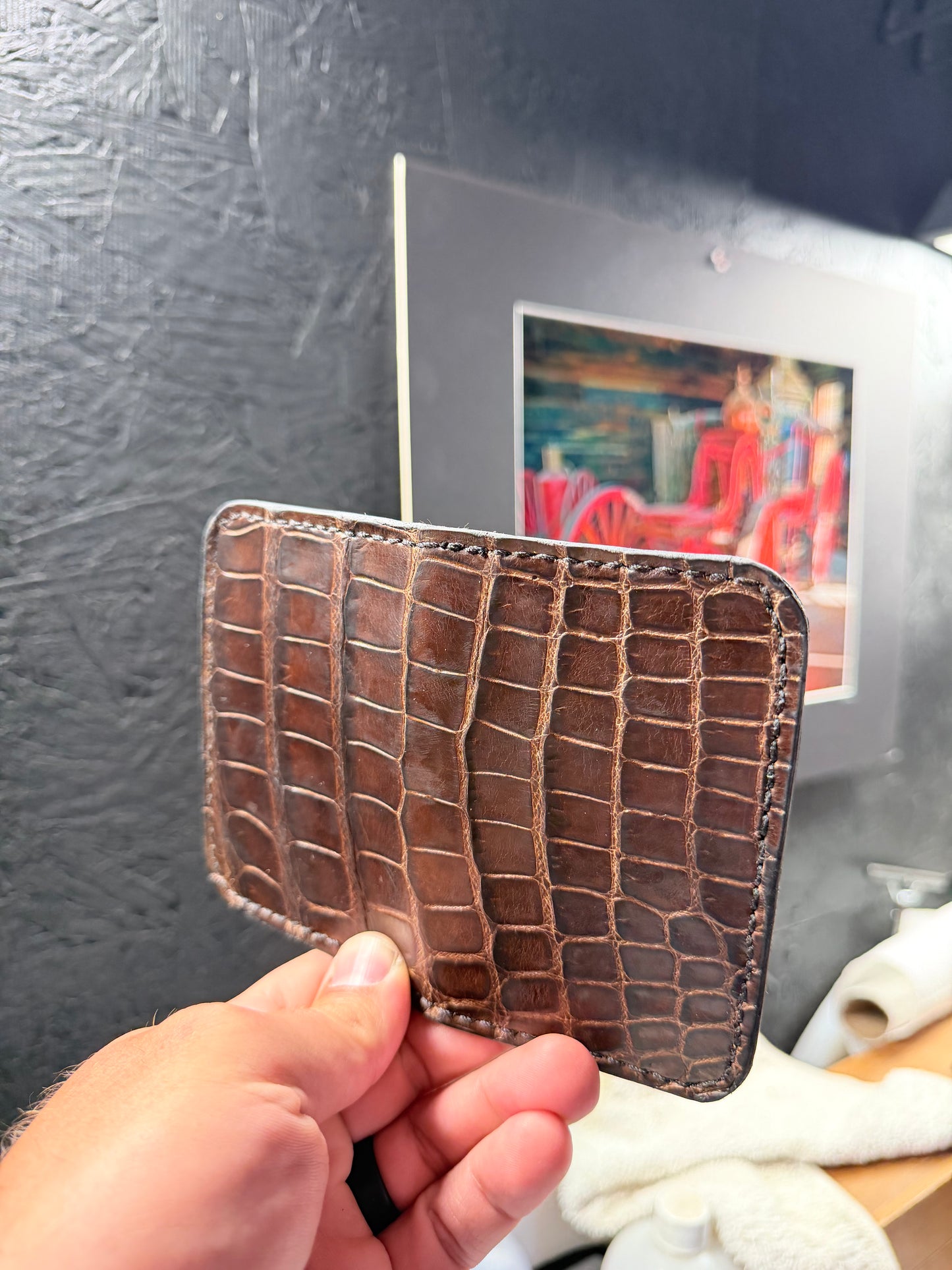 Alligator Bifold Wallet