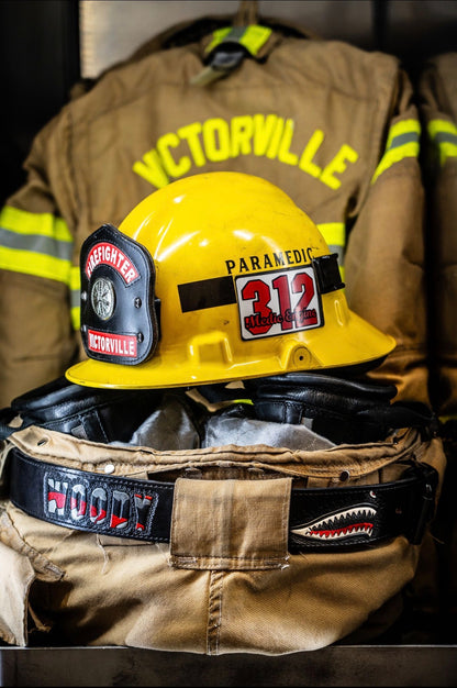 Firefighter Bunker Belt w/ Cobra Buckle